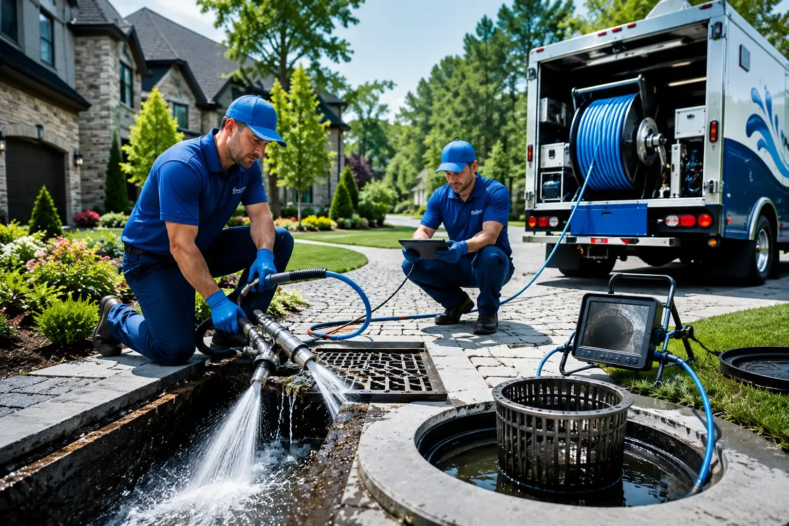 Local outdoor drain cleaning professionals in Malcom, IA